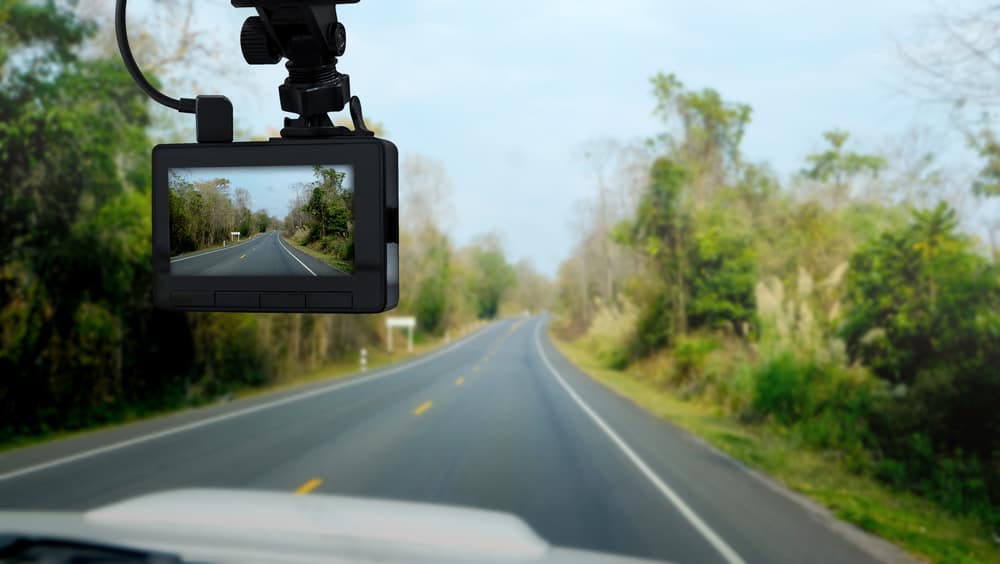 dashboard camera in truck